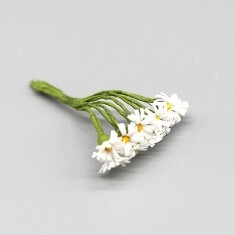 미니 흰데이지종이꽃 A-05-079