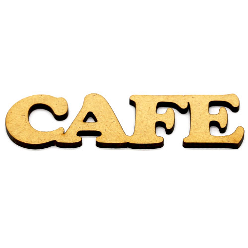 CAFE 카페 레터링 9.5x3cm 10개 C-06-010