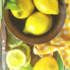 레몬 냅킨 K-02-039