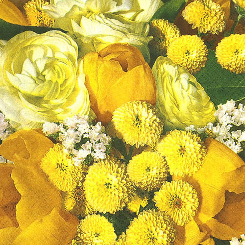 노랑꽃 냅킨 K-07-025