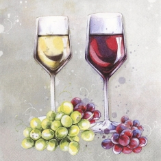 포도와 와인 냅킨 K-12-035