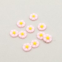 미니꽃 연분홍 미니어쳐 10개 0.9cm B-04-038