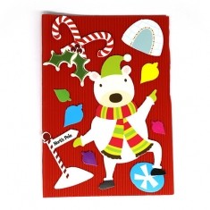 크리스마스 카드 만들기세트 북극곰