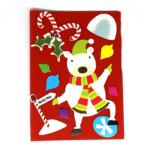 특별한공예샵,크리스마스 카드 만들기세트 북극곰