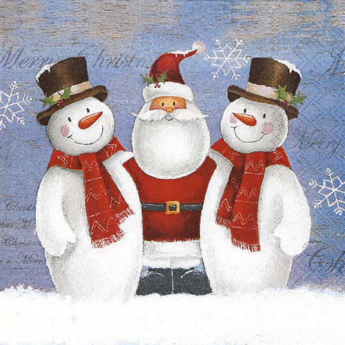 특별한공예샵,산타와 눈사람 냅킨 K-14-029
