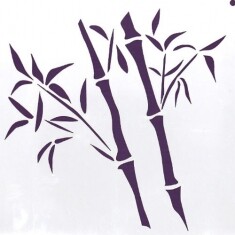 스텐실 도안-대나무 A-07-117