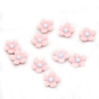 동글꽃 미니어쳐 분홍10개 1.7cm B-05-289