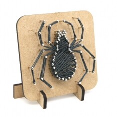 스트링아트 거미 받침 포함 반제품 12cm L-01-046