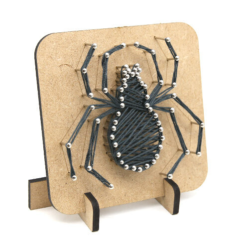 특별한공예샵,스트링아트 거미 받침 포함 반제품 12cm L-01-046