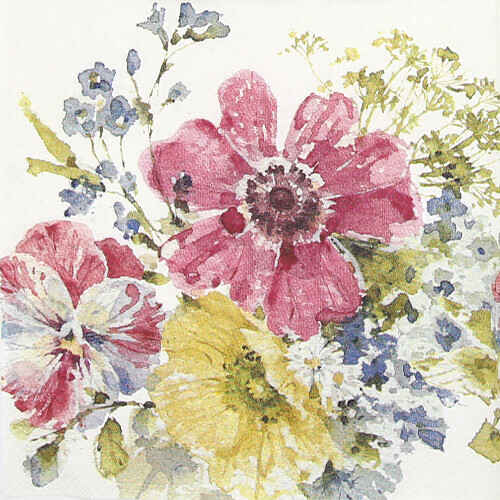 수채화 꽃 냅킨 K-16-019